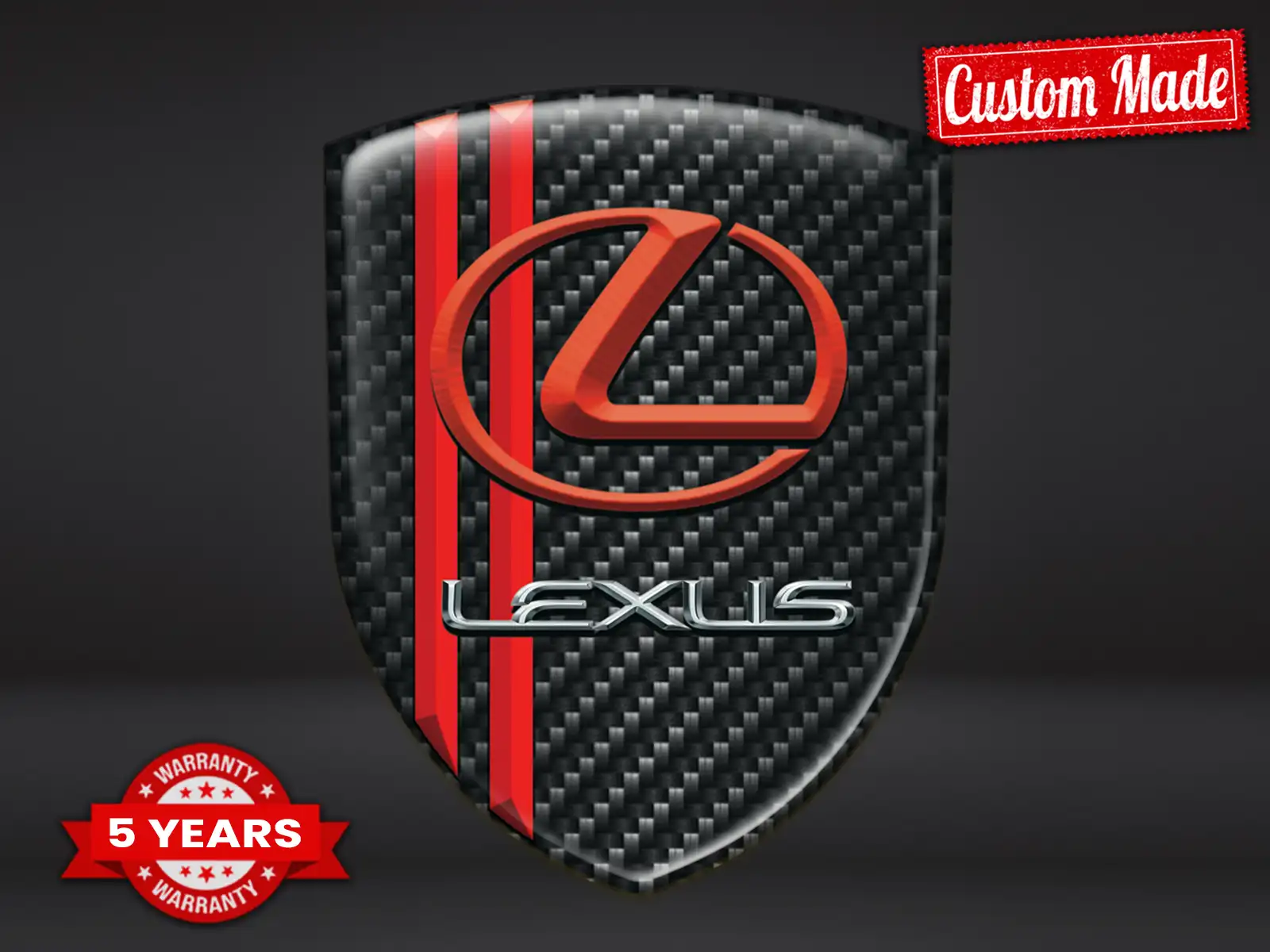 Lexus Etiquetas Negocio Resistentes Alta Gama Derrape